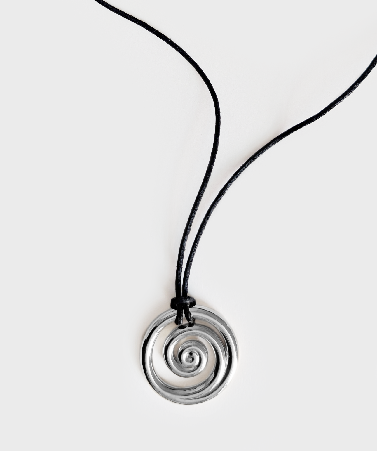 The Spiral Pendant - Silver