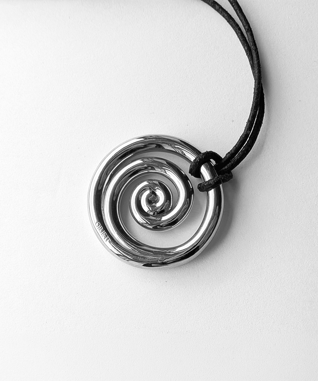 The Spiral Pendant - Silver
